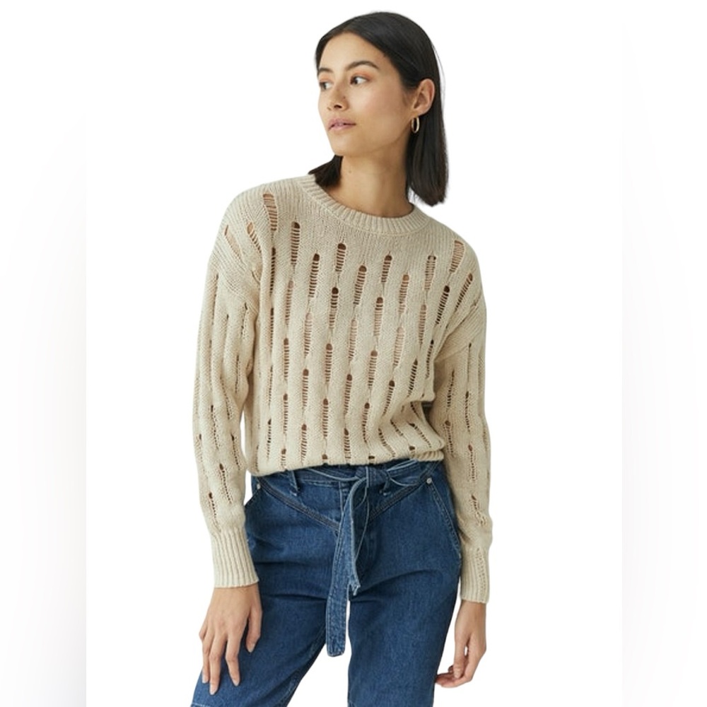 NWOT Cotton by Autumn Cashmere Sweater Size Small